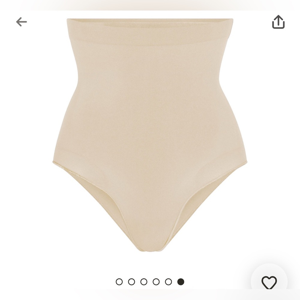 Skims everyday sculpt high waist brief sand xxs